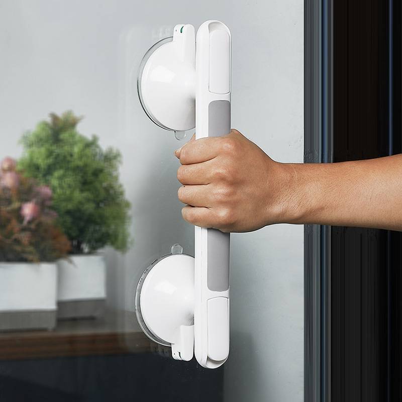 2024新款免打孔大吸力吸盘扶手浴室卫生间玻璃门拉手老人安全防滑