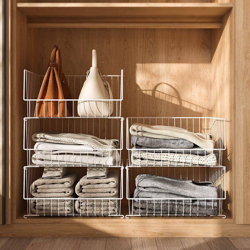 衣PBP分柜板收落纳架橱柜内分层隔衣服格架衣帽裤子整理地网篮置