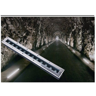 led长条地埋灯户外防水条形埋地洗墙灯嵌入式台阶灯广场过道地灯