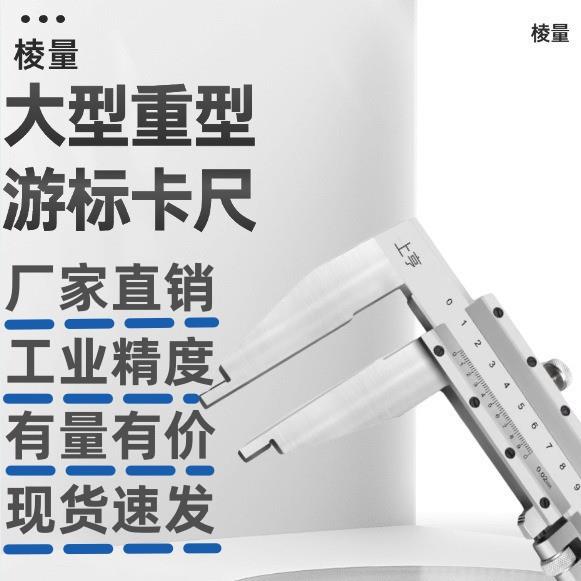 上海500mm600mm1米大型大量程重型2米游标卡尺高精度工业卡尺