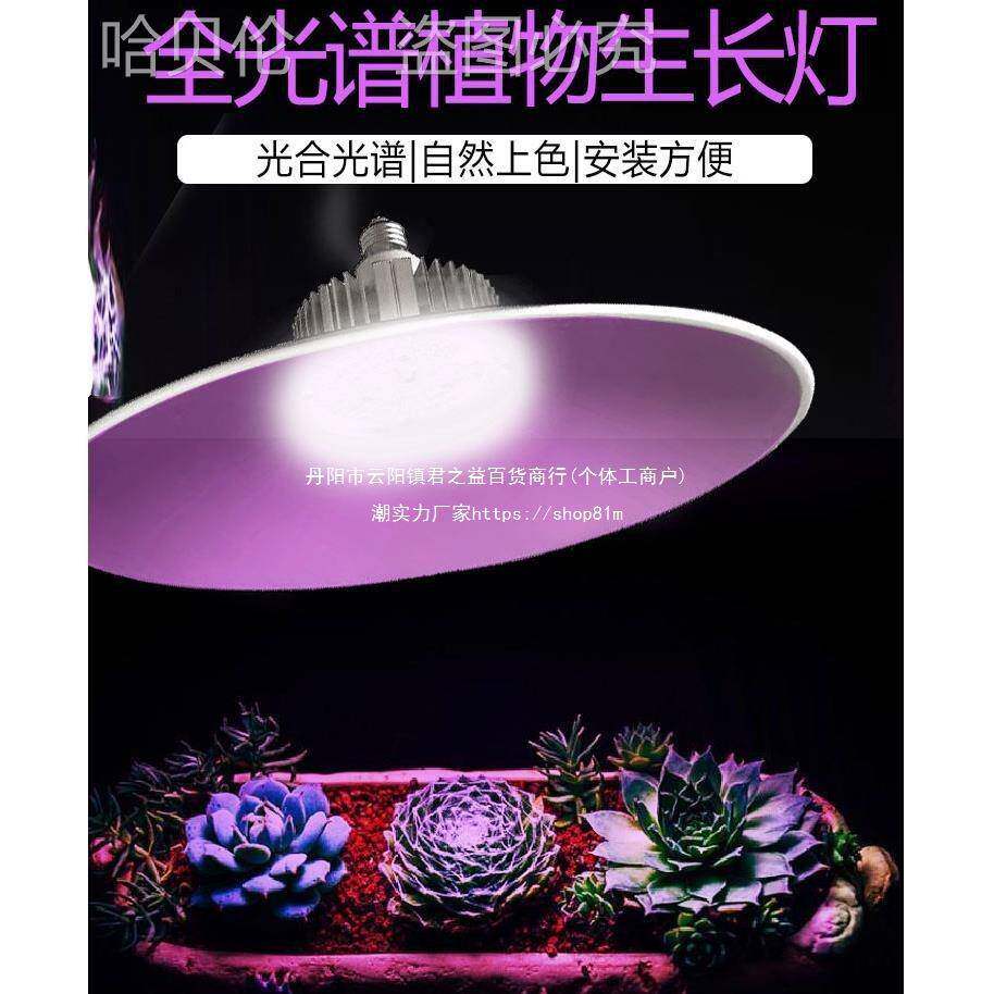 阳台补光灯种植色大功率植物生长灯大棚上全光谱多肉室内LED蔬菜