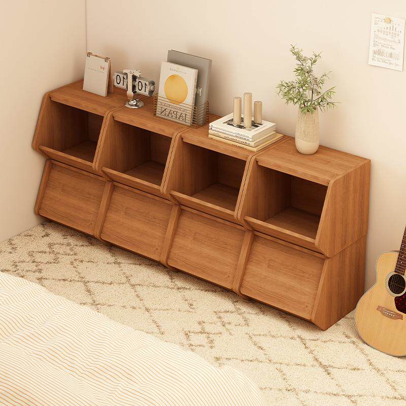 自由组合木质床头柜儿童玩具收纳柜卧室小型矮书柜家用床边置物架