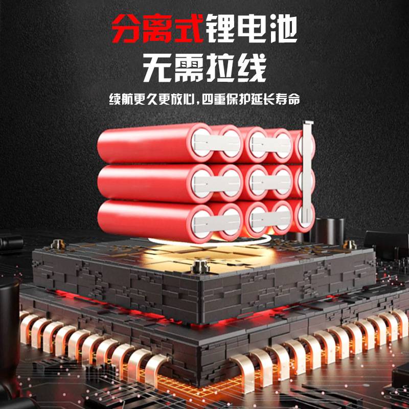 锂电大功率暴力吹树叶吹水洗车吹风机涡轮除尘充电风扇便携式现货