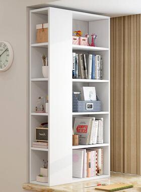 家用飘窗柜阳台多功能收纳柜子落地大容量多层储物柜靠墙杂谷无从