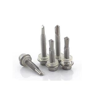 热销410不锈钢螺丝外六角自攻华司钻尾螺钉六角螺丝M4.2*13-50