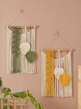1VPR波西米亚流苏彩色编织挂毯客厅房间民宿墙面装饰艺术壁毯