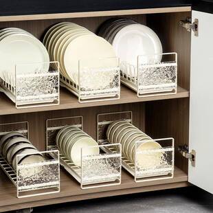 WG6Q放碗和盘子的架子窄款碗碟收纳架柜内小型放碗台面