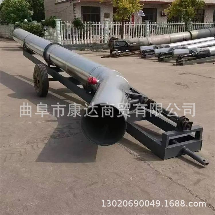 螺旋上水抽水泵 移动式抽水排水泵 拖拉机带动轴流泵