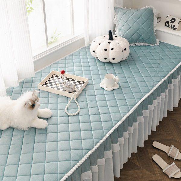 欧式飘窗垫窗台垫定做卧室阳台垫坐垫榻榻米垫子可机洗飘窗毯装饰