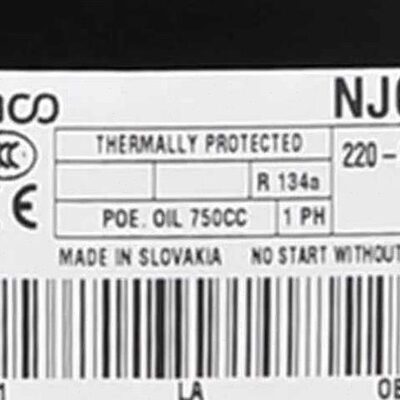 原装进口 恩布拉科 阿斯帕拉 NJ6220Z/6226Z制冷压缩机 R134 包邮