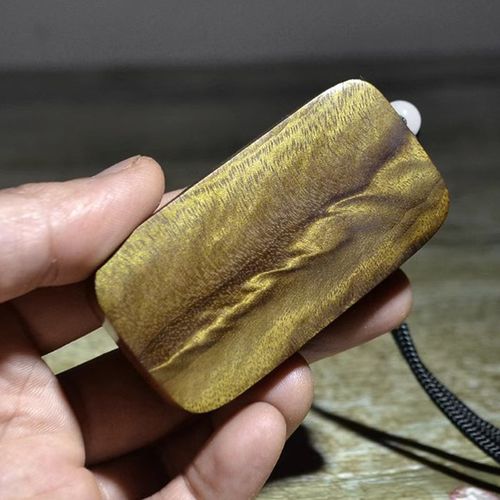 金丝楠阴沉木无事牌乌木原木手把件手把玩件手玩件文玩水波纹木牌
