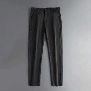 200斤胖子加大码夏季薄款商务休闲裤男修身显瘦弹力小脚长裤40码