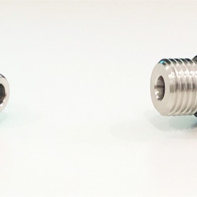316不锈钢接头 G直外螺纹G1/8 1x/4外螺纹转3 6 8mm 1/4 1/8 3/8