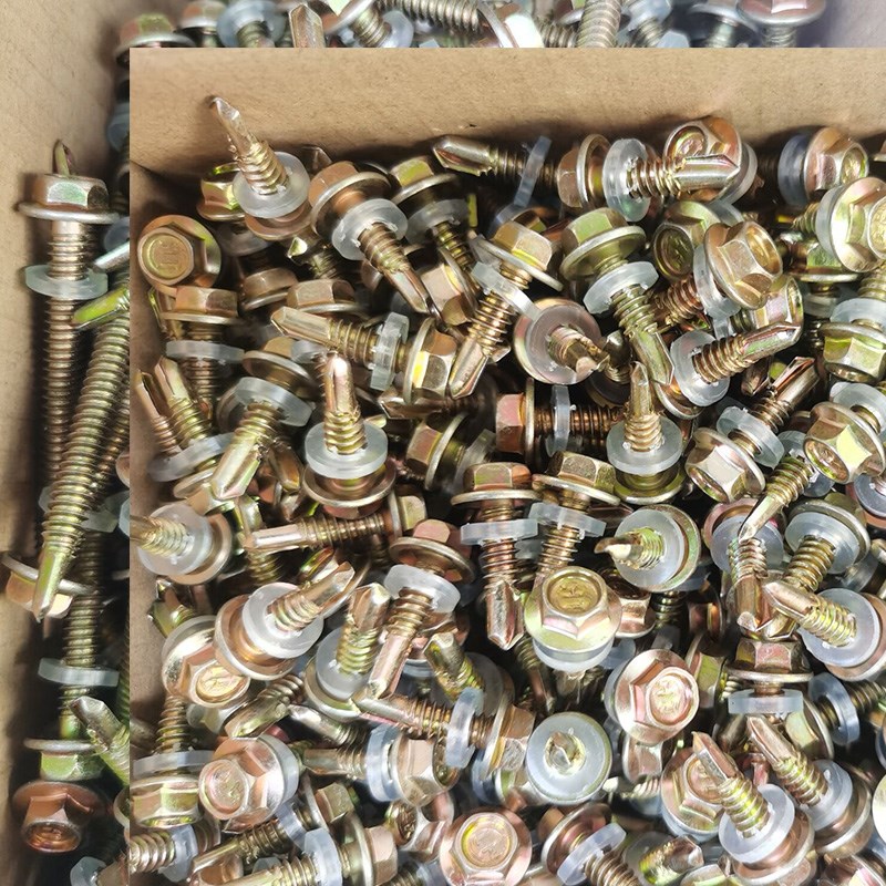 新款圣斐罗外六角j钻尾螺钉彩钢瓦燕尾自钻自攻螺丝m5.5*20/30/40