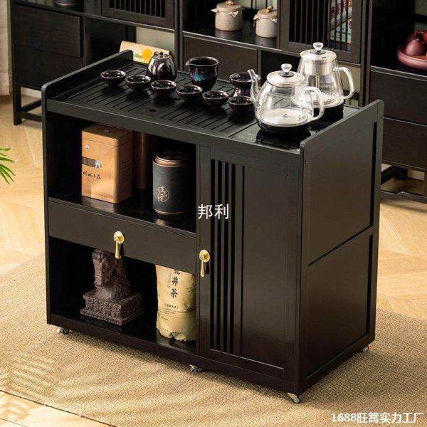 移动茶桌小茶台烧水壶一体家用茶水柜茶车阳台实木茶几煮泡茶桌子,商业/办公家具,茶台/茶桌,淘宝优惠券,粉丝福利购,淘宝优惠卷