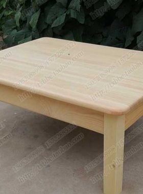 纯实木小炕桌飘窗桌松木原木茶几炕几和室几桌窗台地台榻榻米桌子