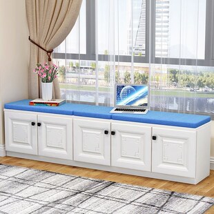 飘窗柜储物柜炕柜地n柜矮柜多功能收纳柜定制靠墙可坐人卧室阳台