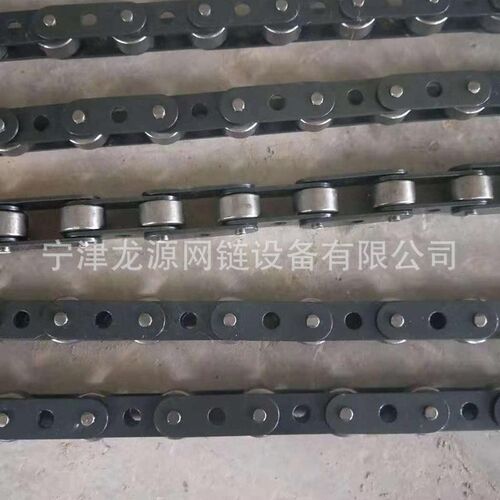 厂家304不锈钢工业传动滚子链条 单侧弯板链条 3分Q06B 08B输送链