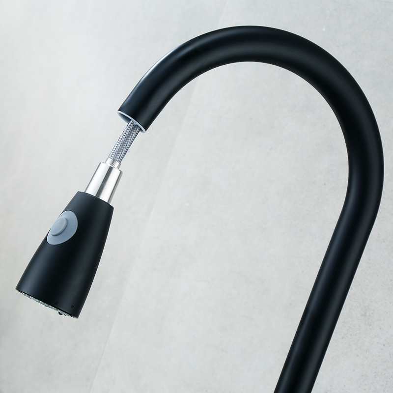 厨房水龙头抽拉式冷热家用水槽 304不锈钢洗菜盆洗碗池可伸缩旋转