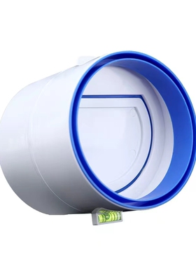 卫生间止逆阀转换头pvc管道止回阀pvc75管烟机圆筒换气扇烟罩公共