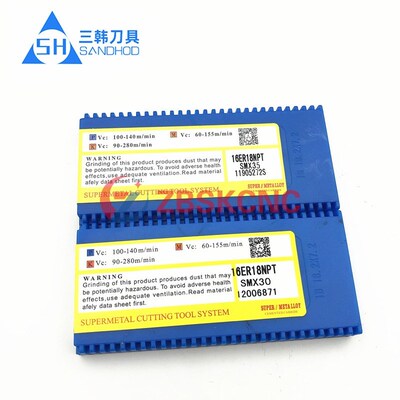 三韩刀片美制60度锥管外螺纹挑丝刀粒16ER 8/14/18NPT SMX30/35