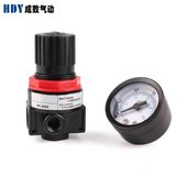 调压阀2分口径G1 亚德客型气源处理器减压器 减压阀AR2000 4带表