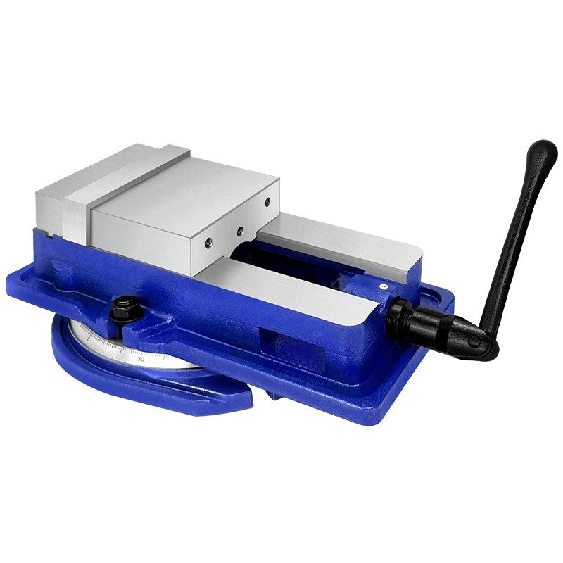 一品角固式平口钳高精密台钳机用468寸虎钳CNC重型带底座铣床专用