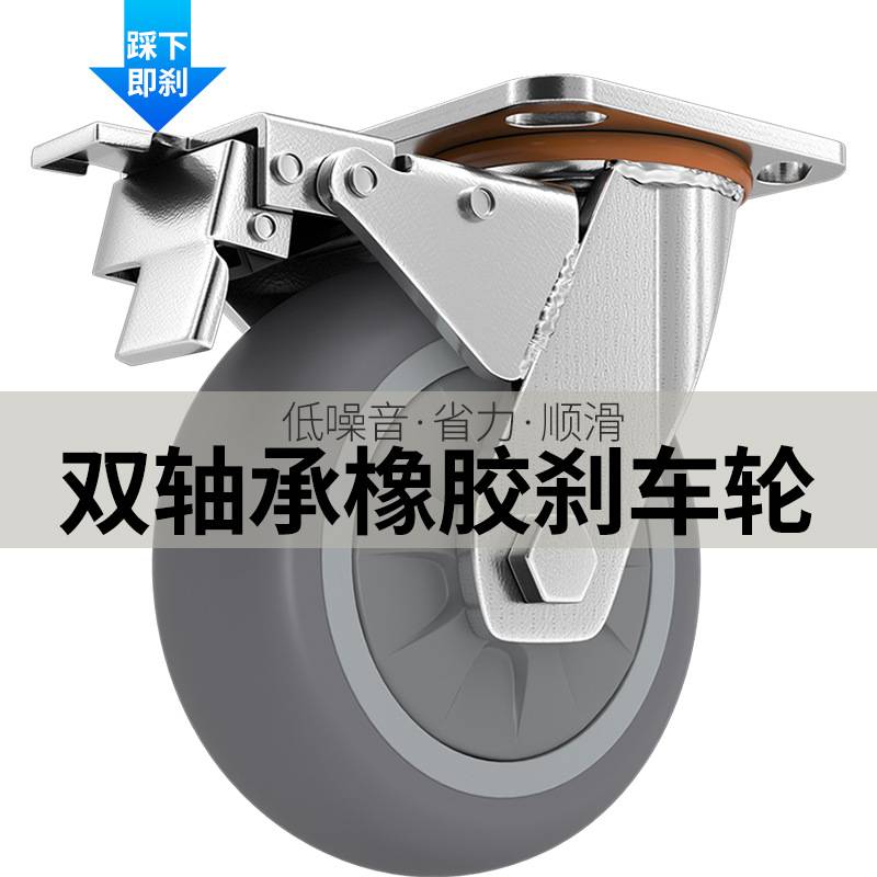 迅驰手推车搬运车小推车拉货平板车家用快递静音可折叠便携拖车