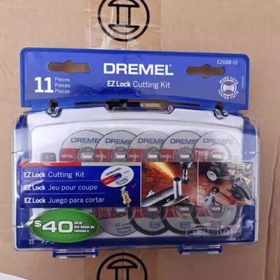琢美DREMEL电磨机EZ Lock切割附件多功能切割片新款正品11件套装