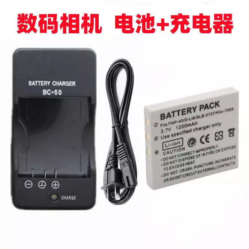爱国者DC-T30 T60 T1028 T1260 V780 F100 F200照相机电池+充电器