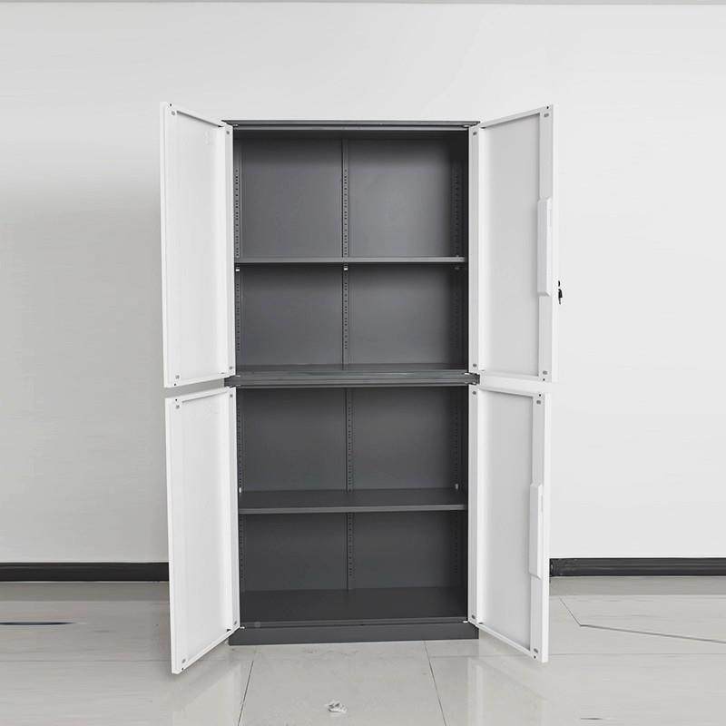 分储柜体双节文件柜钢制办公柜资收优塔套色纳铁皮柜档料案柜矮家