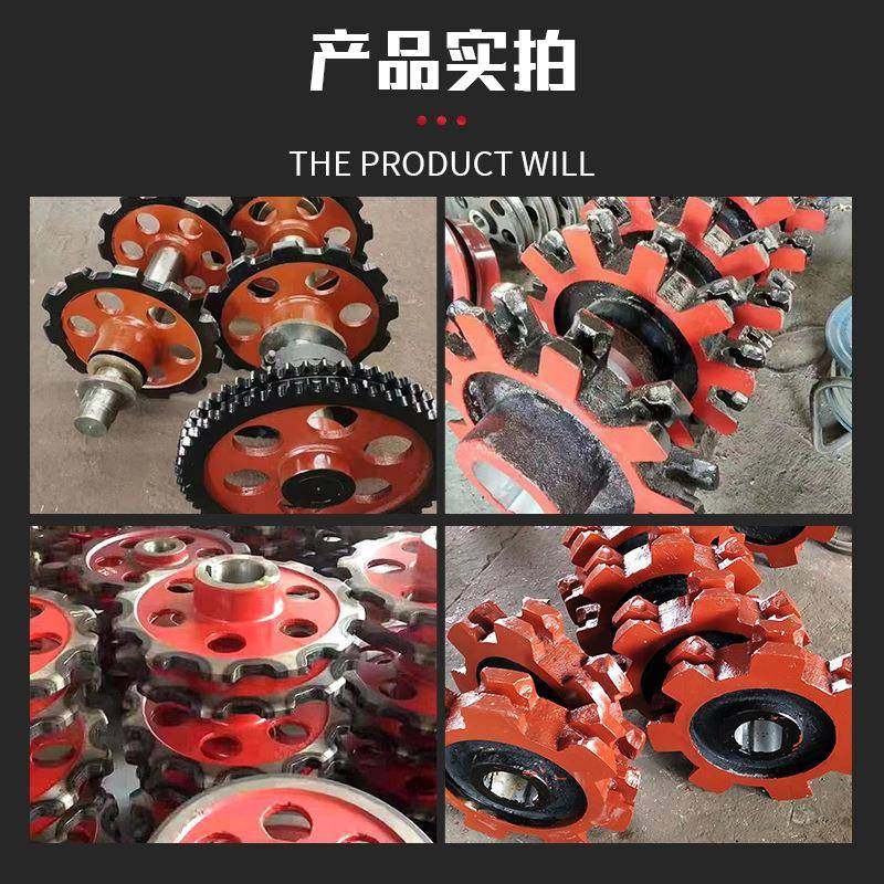 NE/T提升机链H轮总成传动141双节距齿轮工业机机械输送配件链六齿