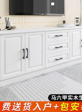 新中式实44244木型电视收柜现代简约小户厅高款客家用卧室欧式储