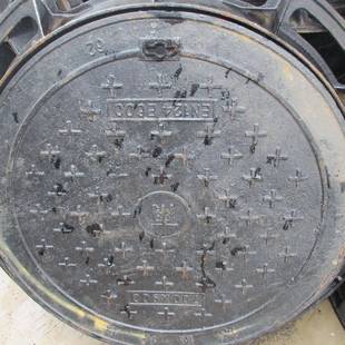 球墨铸铁圆井井市圆形水圆井 方污水政马盖路雨轻型重型井盖