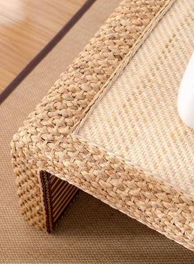 桌藤编榻榻米桌子几矮小bddb茶日式子炕桌家用飘窗