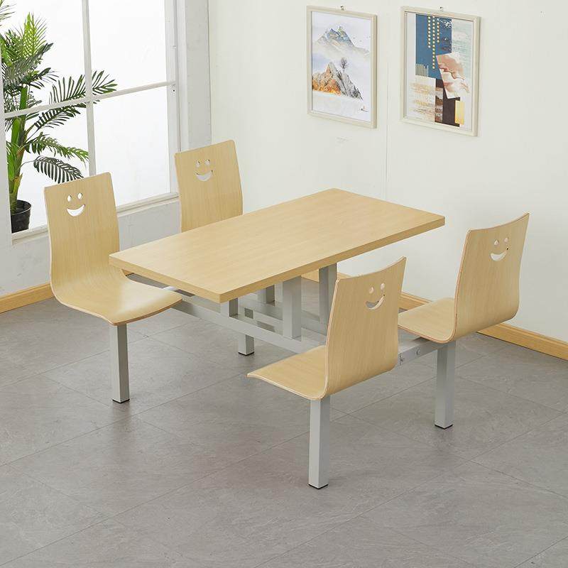 食AVA事堂餐桌椅学校学生合员工职工业单位工厂餐桌厅组椅四人位