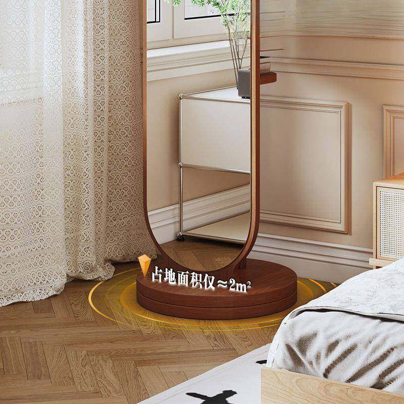 全身落地镜家用试衣移镜RWN旋转穿衣镜女生卧宿舍动衣帽室架家具