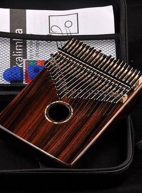 跨境乐器玫瑰木相思卡木胡木21b音拇指琴林巴348琴手指钢琴ka桃li