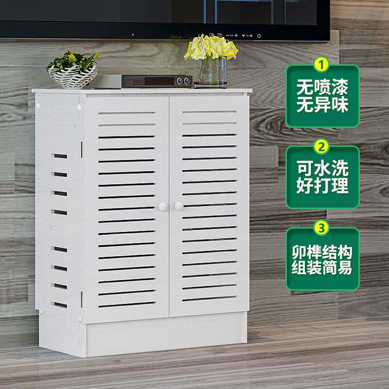 路由器箱遮挡立式弱电柜收纳箱多媒体集线箱遮挡盒装饰地暖遮挡箱