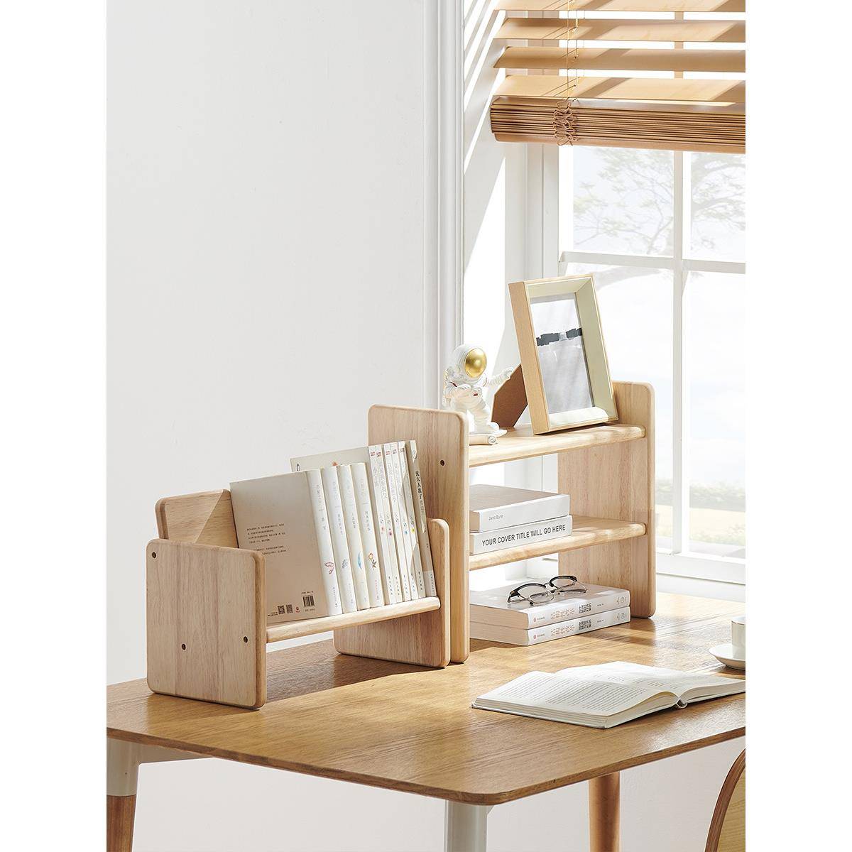 沙发小架童 置物书架儿学生简易桌面收纳实木简约木书质F97HMTT5