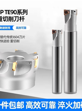 3P TE90铣刀杆特固克直角快进给3PKT060304/100408/150508/铣刀盘