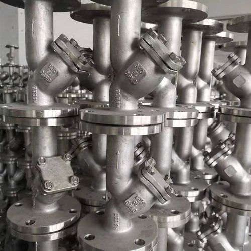 GL41W-16P/碳钢铸钢不锈钢304/316L/2205Y型法兰连接保温过滤器