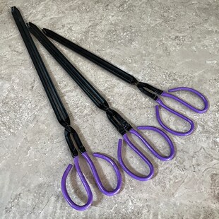 火钳老式蜂窝煤球钳捡垃圾铁夹子卫生长柄取物夹家用加长烧火钳子