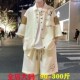 国潮大码 衬衫 短袖 套装 中国风新中式 五分袖 短裤 男夏季 搭配一套衣服