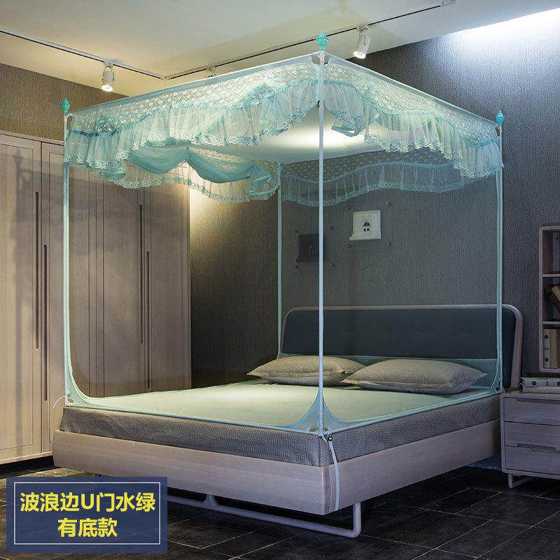 防宝宝婴儿1床围加厚加密家用.8m蚊帐米摔蒙古包15.儿童加固床