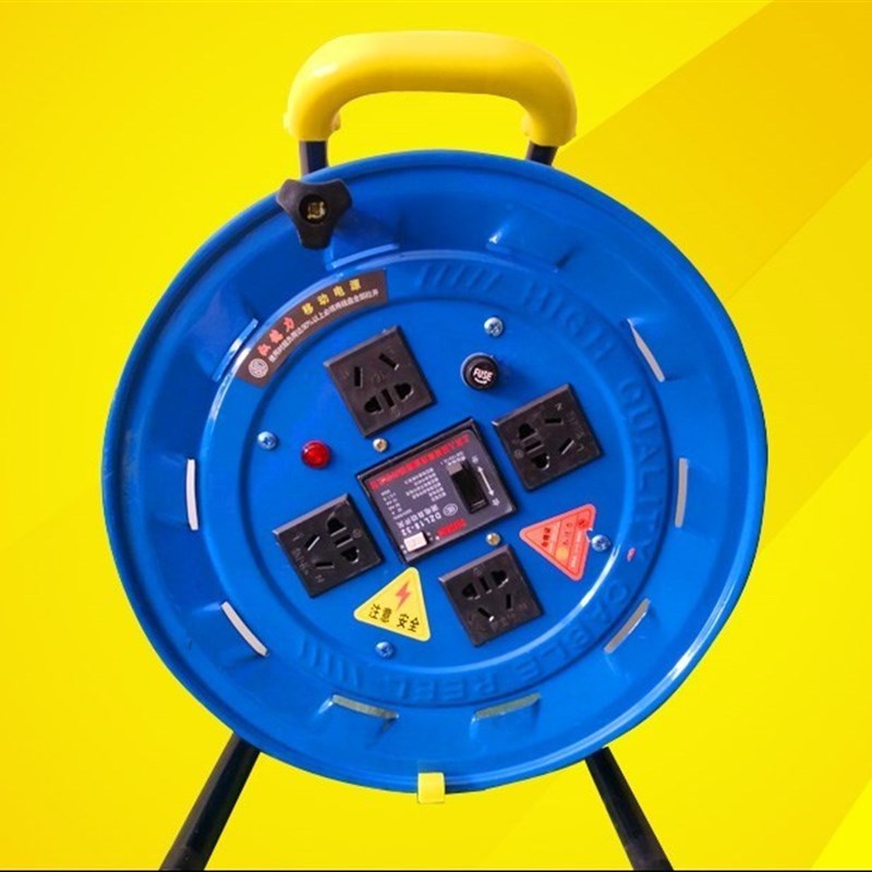 热销电线a收纳绞盘收纳架 卷线器缠线盘线滚子绕线盘整理架子盘线