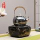 龙隐斋电陶炉煮茶家用茶炉静音铁壶银壶玻璃壶烧水煮茶器渔歌子