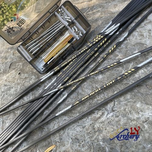 爱射箭蜂箭PLUS3.2内径千一高碳钨钢箭头反P曲射准竞反曲弓复合弓