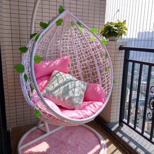 吊椅吊篮阳台家用庭院摇篮摇椅卧室内小户型少女客厅单双懒人秋千