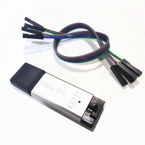 铝壳 CP2102模块 USB转TTL 串口模块 STC下载器下载线 刷机升级板